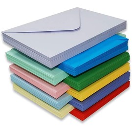 CRAFT UK 2495-150 Assorted Colour Florist ENVELOPES