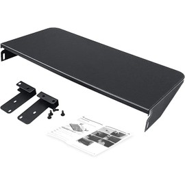 Utheer Folding Front Shelf for Traeger Pro 22, Pro 575, Ironwood 650 Pellet Grills, BAC362 Grill Accessory 25" x 12", Heavy-Duty Steel Table Supports 60 LBS, Foldable Prep & Storage Station