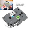 5 Pcs Label Maker Tape Black On White 12mm Width