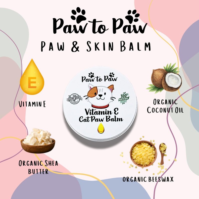 Paw to Paw Cat Paw Butter Sample (15ml) Natural Lick