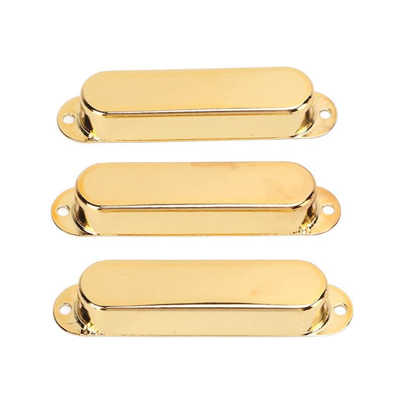 3Pcs Electric Guitar Single Coil Pickup Cover Copper Instrument Accessory