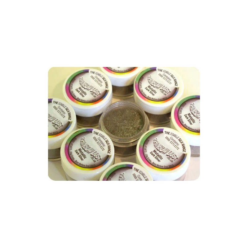 Rainbow Dust Silk Range Edible Colour Dust - Metallic Dark