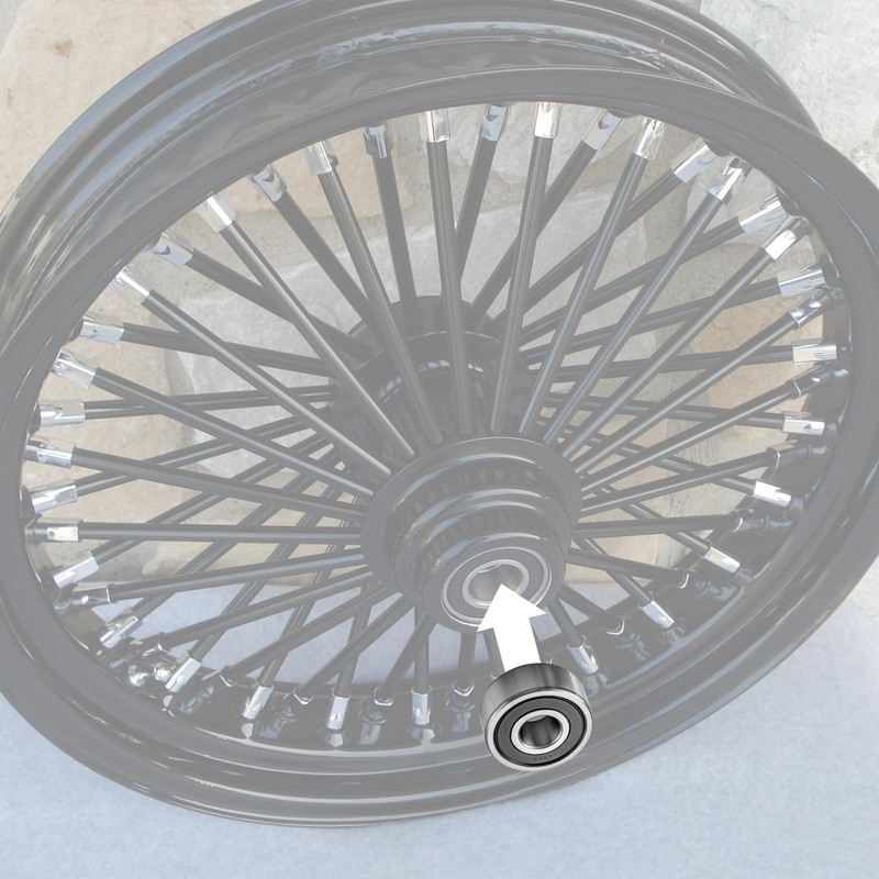 Mofun Wheel Bearing Seal Kit Compatible with Harley Touring Softail