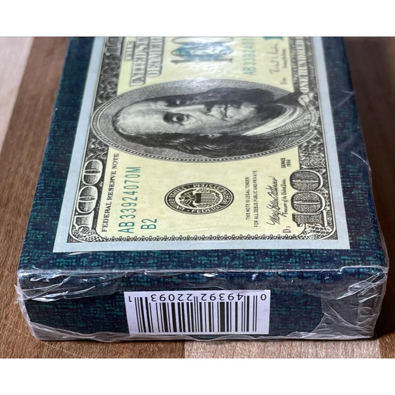 No Brand NEW SEALED Hundred Dollar Playing Card Deck One