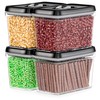 DWËLLZA KITCHEN Airtight Food Storage Containers - Pantry Snacks Kitchen