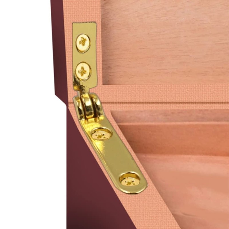 20PCS Jewelry Hinge, 30mm*6mm 90 Degree Side Rail Wooden Box