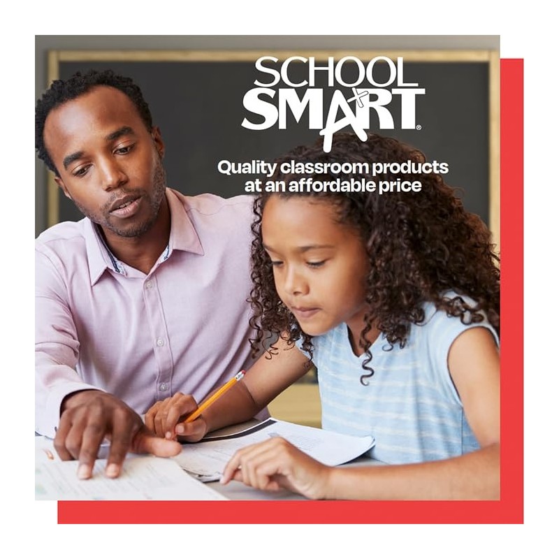 School Smart 3-Hole Punched Filler Paper, 8-1/2 x 11 Inches,