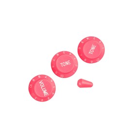 ROLIZO Strat Style Guitar Control knobs 1 Volume and 2 Tone Set for Fender ST Strat Style Guitar Pink