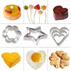 12 PCS Stainless Steel Cookie Moulds,Multi-Shape Cookie Moulds,Cookie Cutter,Home and