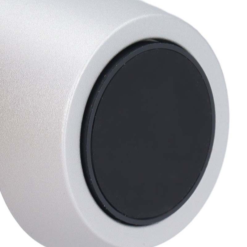 Desktop Suspended Gyroscope Reduce Anxiety Silver Bead Aluminium Alloy Rotating