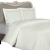 Six (6) Piece CAL KING Size, IVORY Damask Stripe, 1000
