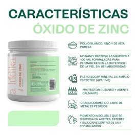 Oxido De Zinc Puro En Polvo Uso Talco, Desodorante 500g                                                                                               