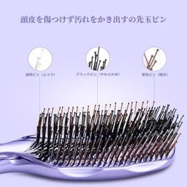 MEXITOP Scalp Brush, Shampoo Brush, Wet Brush, Head Brush, Scalp Beauty Relax, Head Spa, Fatigue, Stress Relief, Home, Head Spa Beauty Appliances, Beauty Equipment, Anti-Static, Gift, Popular, Relaxing