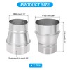 PATIKIL 4 Inch to 3 Inch Round Duct Reducer Increaser