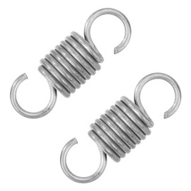 GUNGY Tension Springs with Hooks Stainless Steel Tension Spring 50 mm Outer Diameter 18 mm Wire Diameter 2.5 mm Maximum Tensile Force 17.9 kg 2.5 x 18 x 50 mm Pack of 2