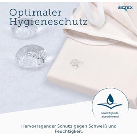 Setex Molton Mattress Protector, natural, 90 cm x 200 cm