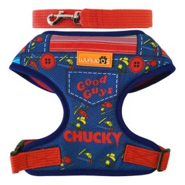 Arnés Pechera Ajustable Antitirones Para Perro Chico Mediano Chuky 5