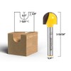 YONICO 14957q 5/8-Inch Diameter Core Box Router Bit 1/4-Inch Shank