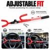 Telescopic Steering Wheel Lock for Vehicle Security – Adjustable U-Shaped