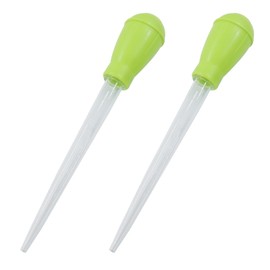 Murtenze 2 Pack Manual Fish Tank Water Changer Aquarium Dropper, Green Clean Pipette Dropper Waste Remover, Mini Gravel Cleaning Straw for Aquarium Cleaning/Aquarium Owners