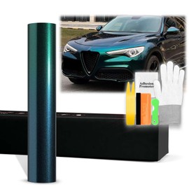 60"x84" (5FTx7FT) Royal Green PET Super Gloss Metallic High Glossy Vinyl Wrap Auto Car Sticker Decal Film Sheet Bubble Free Air Release Technology with Tool Kit