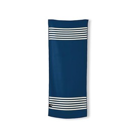 Nomadix Mini Towel - Perfect for Beach, Pool, Travel, Camping, Yoga - Made with Recycled Materials - Super Absorbent - Sand Resistant - Poolside Navy - 16x40