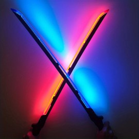 Unbranded Light-Up Samurai Sword Replica 80cm for Party and Photography - Blue