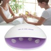 LED Nail Gel Polish Dryer Shell Shaped 12pcs Light Chips