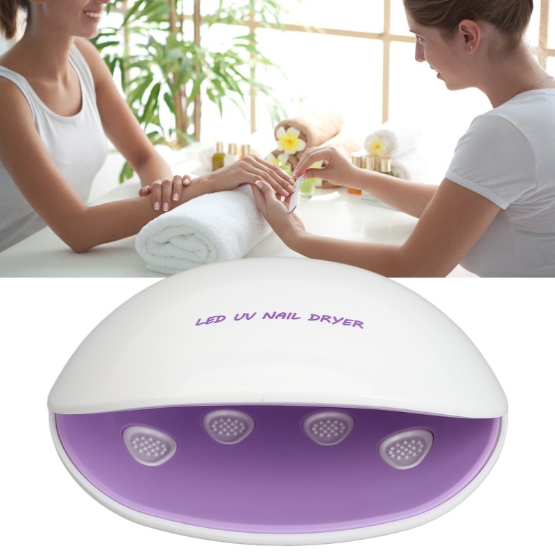 LED Nail Gel Polish Dryer Shell Shaped 12pcs Light Chips