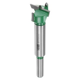 QUARKZMAN Forstner Drill Bit 25 mm (1 Inch) Tungsten Carbide Wood Forstner Bit Opener Cutter for Hinge Hole Drilling Woodworking Green