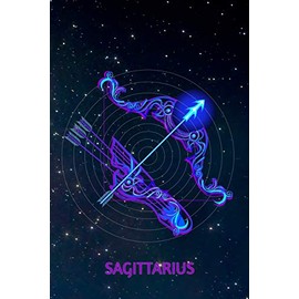 Sagittarius: Zodiac Star Sign Blank Line Notebook / Journal Gift (120 blank pages - 6 x 9)