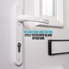 UPVC Door Handles Set - White - Lever/Lever - 92mm
