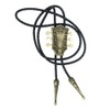 KeCol Adult Mens Guitar Head Base Western Bolo Tie Bronze
