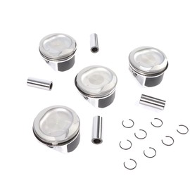 CYCWER 1ZZFE 1ZZ-FE 4pcs Engine Piston Rings Fit for 2003-2008 VIBE 1.8L, Fit for 2000-2008 COROLLA 1.8L, Replace OE 1ZZFE, 13101-0D040, 13101-22140