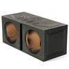Q Power 12 Inch Dual Subwoofer Box, High-Performance Vented Speaker