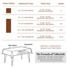 Pahajim Tablecloths Rectangular Cotton Linen Tablecloth Dust-Proof Waterproof Tablecloth with