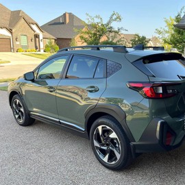 for Subaru crosstrek 2024 Rear Side Window Decals for Car, Matte Black Decal, Decal Sticker