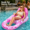 Inflatable Adult Pool Lounger – Tropical Leaf Reclining Float with