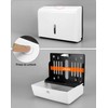 QWORK Paper Towel Dispenser Wall Mount, 2 Pack Multifold Hand
