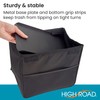 High Road TrashStand Weighted Car Trash Can with Lid and