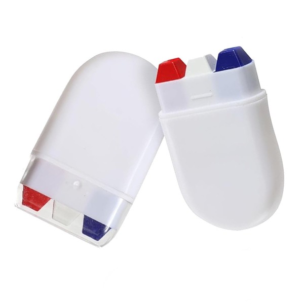 2Pcs France Flag Pen, Country Flag Face Paint, Sports Makeup