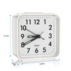 AMIR AMIR Analog Silent Non Ticking Small Clock, Travel with
