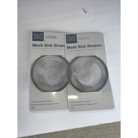 Salt Mesh Sink Strainer 18/8 Stainless Steel 2 Pack