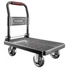 TIDY PALM Upgraded Foldable Push Cart Dolly | 660 lbs.Capacity