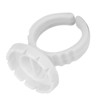 Pack of 100 Eyelash Glue Ring Cup, Disposable Eyelash Extension