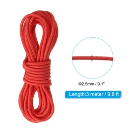 PATIKIL Archery D Loop Rope 3 m, Bow D Loop String Release Material Red