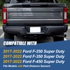 Auto Dynasty Rear Bumper Ends Replacement Compatible with 2017-2022 Ford