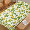 Arquiel Lemon Yellow Rectangular Tablecloth Wipe Clean PVC Waterproof Oilproof