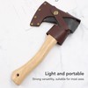 Axe Sheath, Hatchet Sheath, PU Leather, Metal, Lightweight, Portable, Axe