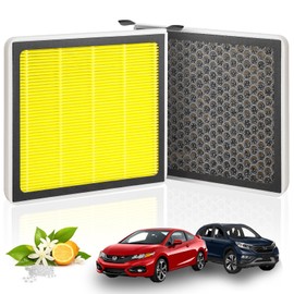 ZEZUT Cabin Air Filter, for Honda 2007-2016 CR-V, 2006-2015 Civic, 2003-2023 Accord, 2009-2023 Pilot, Odyssey, Crosstour, Passport, Acura ILX, MDX, RDX, Aroma (CF10134)